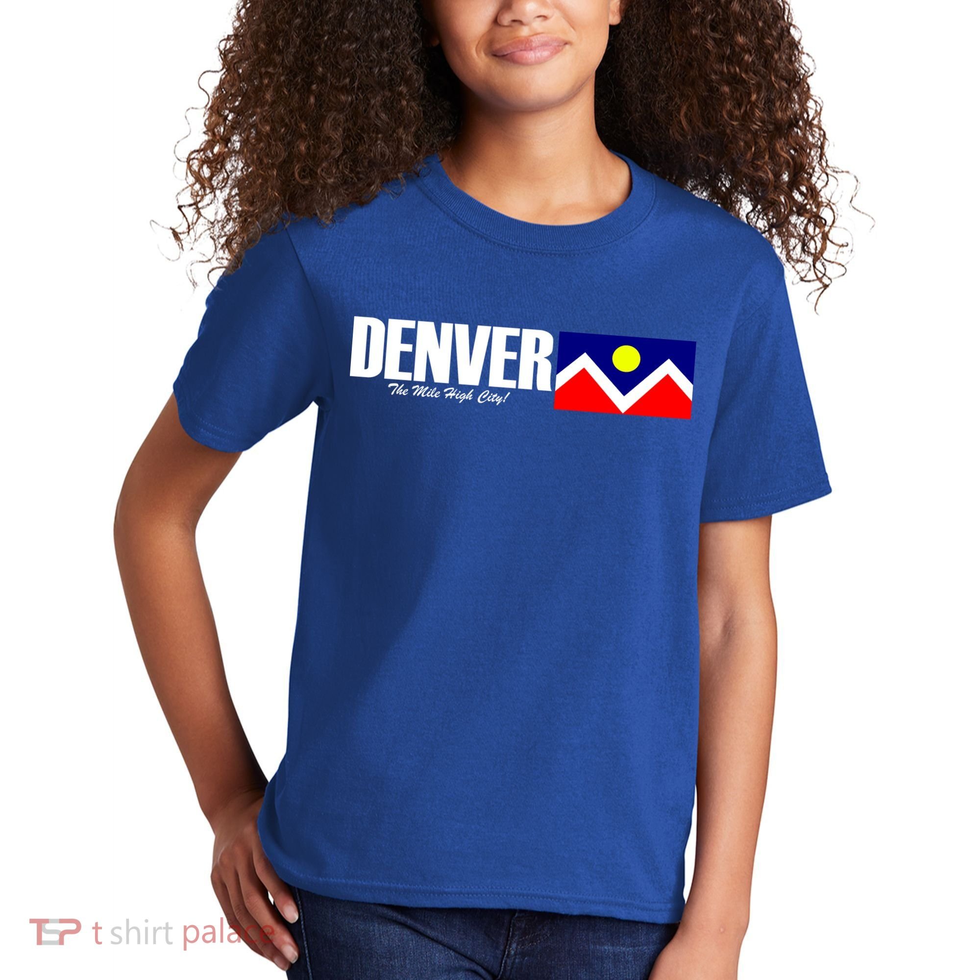 Denver The Mile High City Kids T-Shirt