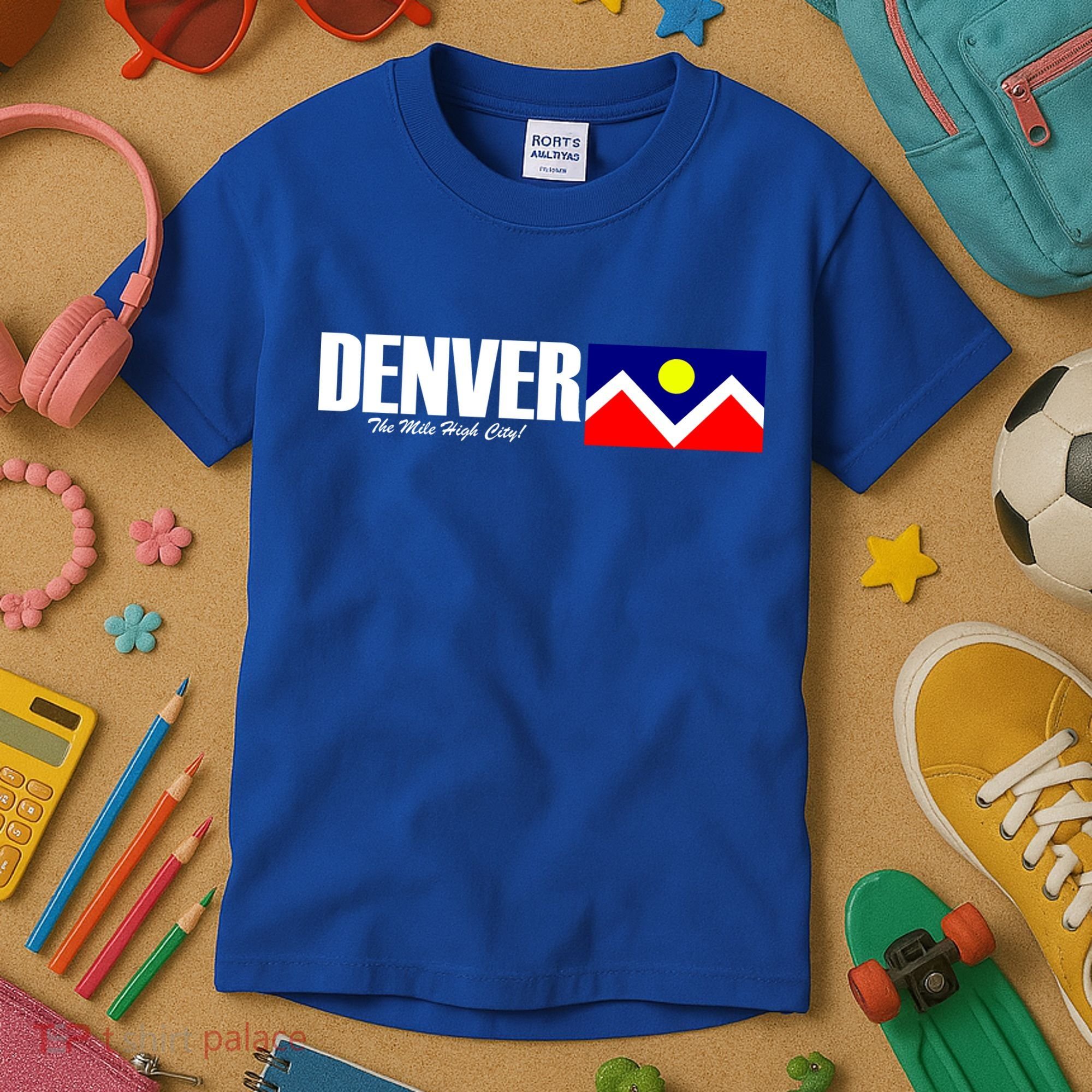 Denver The Mile High City Kids T-Shirt
