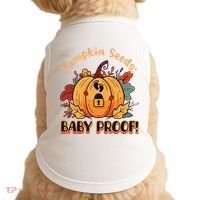 DonT Eat Pumpkin Seeds Pumpkin Seeds Baby Proof! Doggie Tank thumb 0