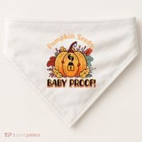 DonT Eat Pumpkin Seeds Pumpkin Seeds Baby Proof! USA-Made Doggie Bandana thumb 0