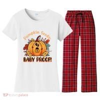 DonT Eat Pumpkin Seeds Pumpkin Seeds Baby Proof! Women's Flannel Pajama Set thumb 0