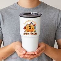 DonT Eat Pumpkin Seeds Pumpkin Seeds Baby Proof! Tumbler thumb 2