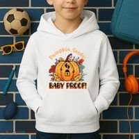 DonT Eat Pumpkin Seeds Pumpkin Seeds Baby Proof! Kids Hoodie thumb 2