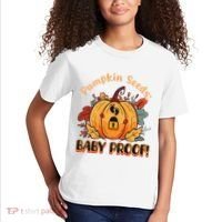 DonT Eat Pumpkin Seeds Pumpkin Seeds Baby Proof! Kids T-Shirt thumb 2