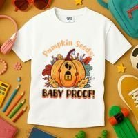 DonT Eat Pumpkin Seeds Pumpkin Seeds Baby Proof! Kids T-Shirt thumb 3
