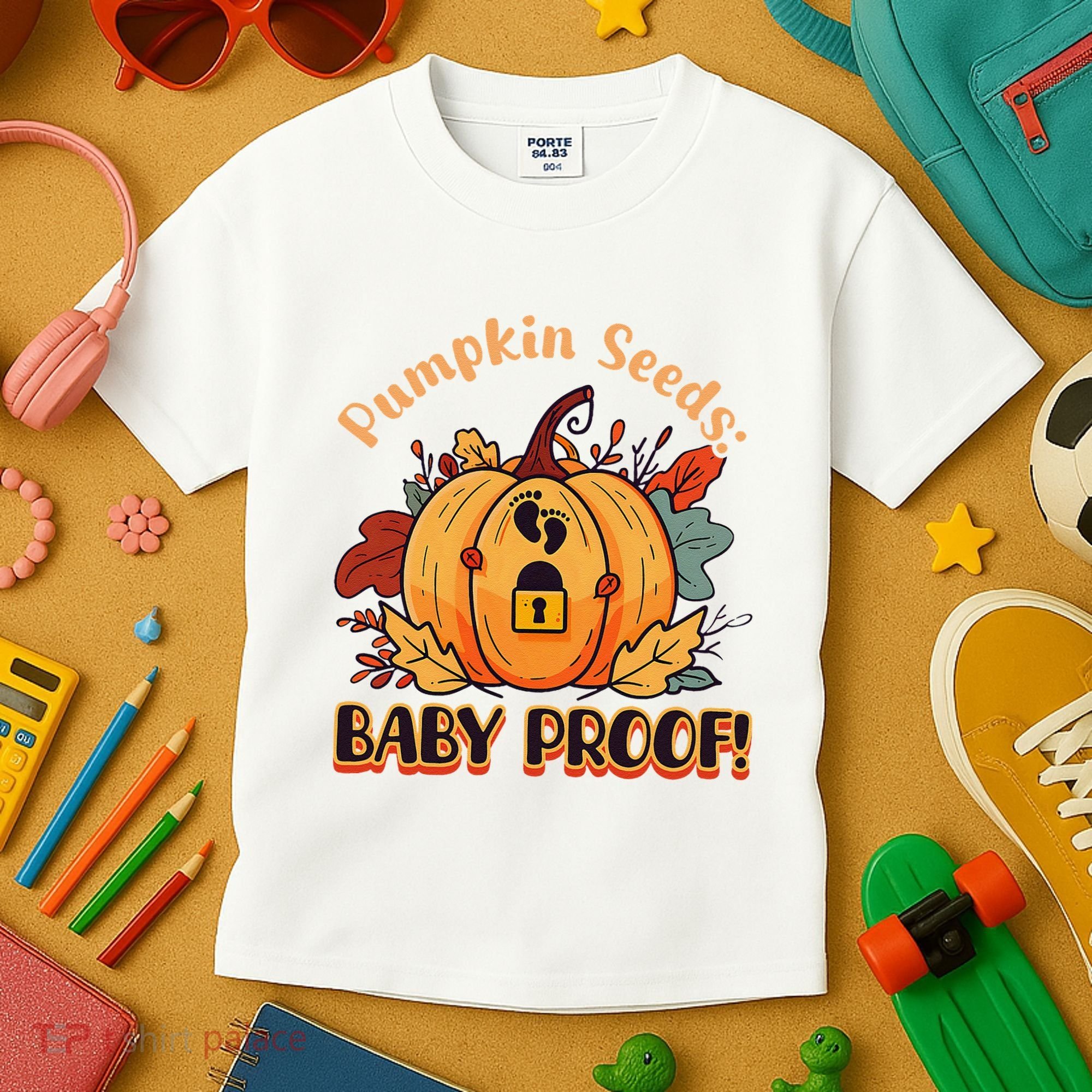 DonT Eat Pumpkin Seeds Pumpkin Seeds Baby Proof! Kids T-Shirt