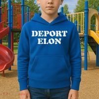Deport Elon Political Kids Hoodie thumb 2