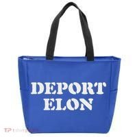 Deport Elon Political Tote Bag thumb 0