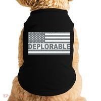 Deplorable American USA Flag Doggie Tank thumb 0