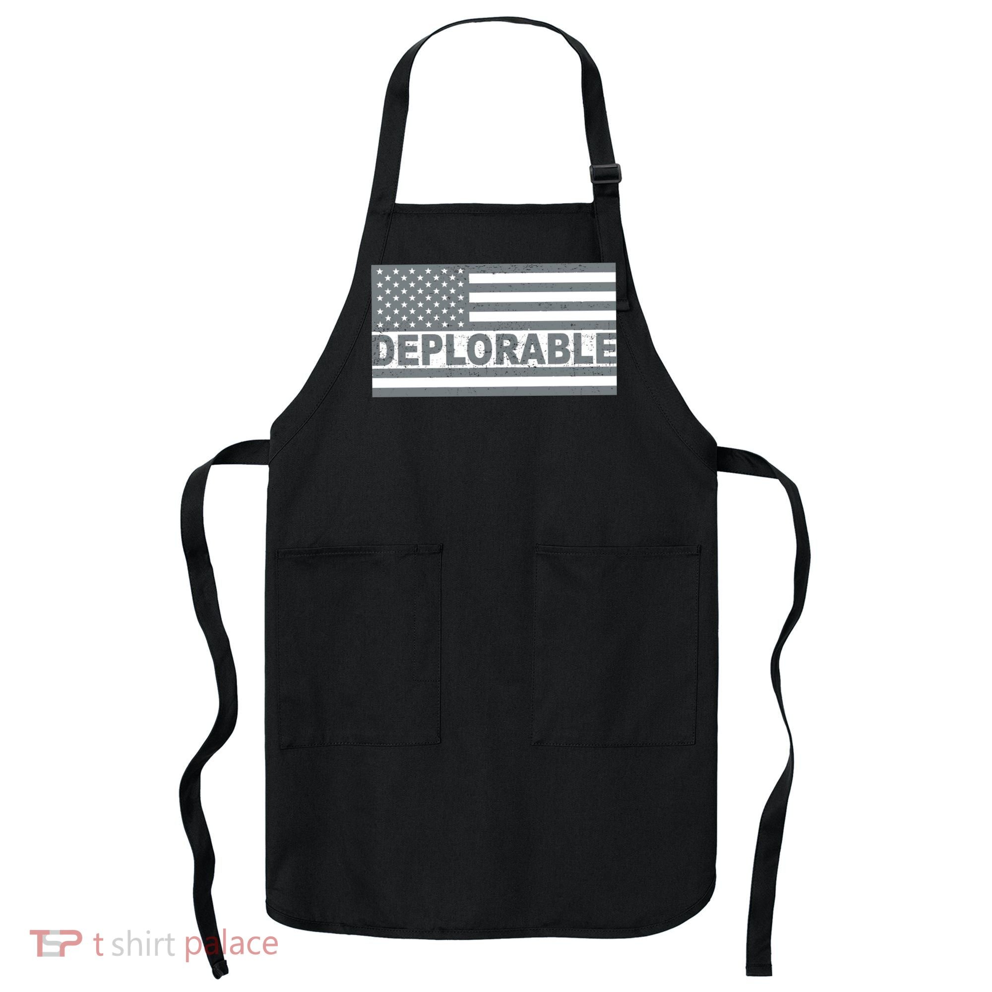 Deplorable American USA Flag Apron