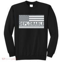 Deplorable American USA Flag Sweatshirt thumb 0