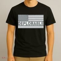 Deplorable American USA Flag T-Shirt thumb 3