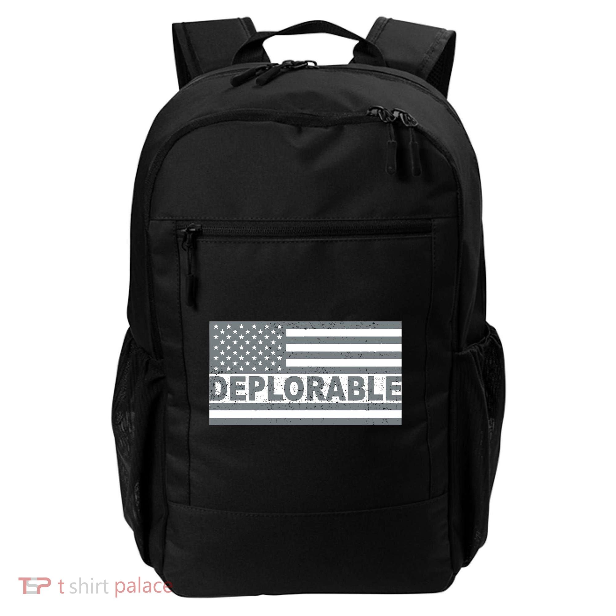 Deplorable American USA Flag Backpack