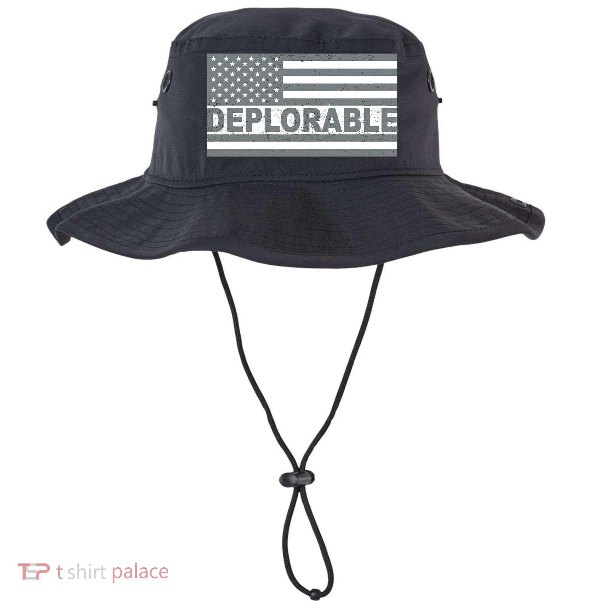 Deplorable American USA Flag Bucket Hat