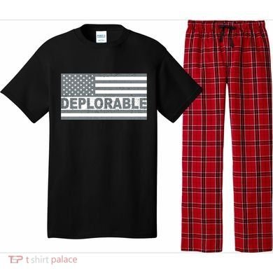 Deplorable American USA Flag Pajama Set