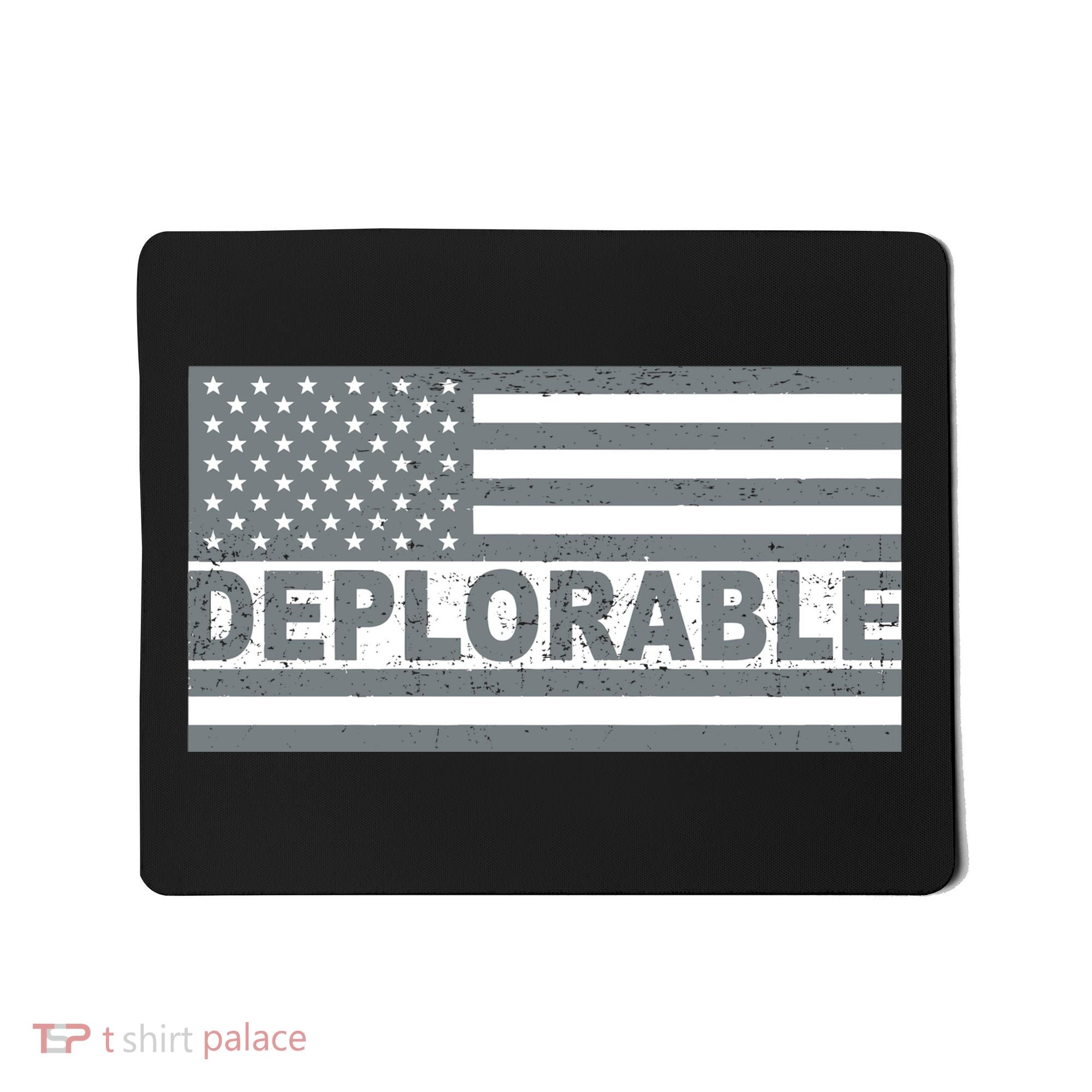 Deplorable American USA Flag Mousepad
