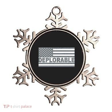 Deplorable American USA Flag Ornament