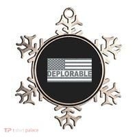Deplorable American USA Flag Ornament thumb 0