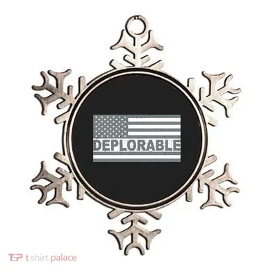 Deplorable American USA Flag Ornament
