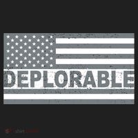 Deplorable American USA Flag Golf Towel thumb 3