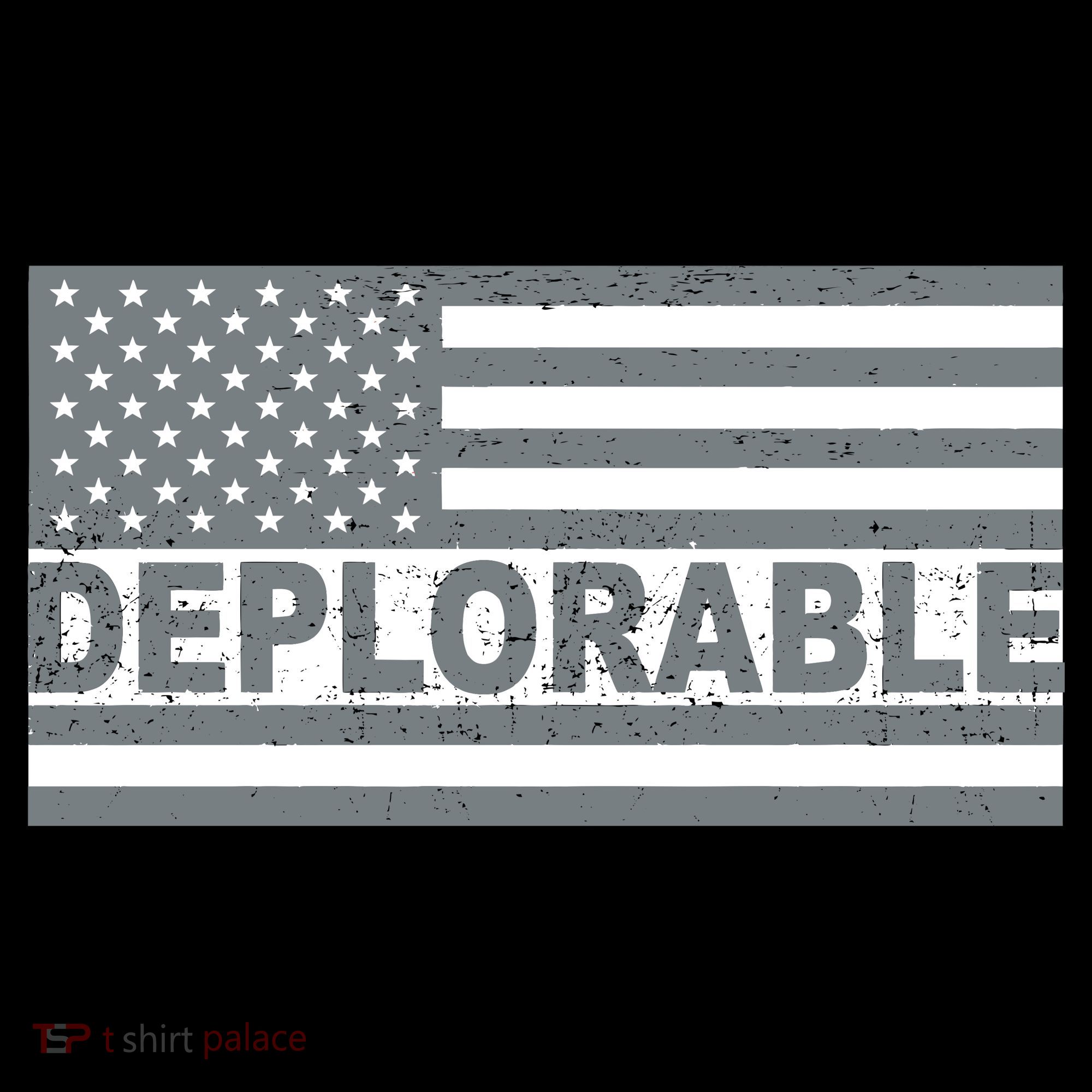 Deplorable American USA Flag Women's T-Shirt