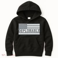 Deplorable American USA Flag Kids Hoodie thumb 0