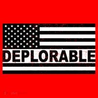 Deplorable American USA Flag Santa Hat thumb 1