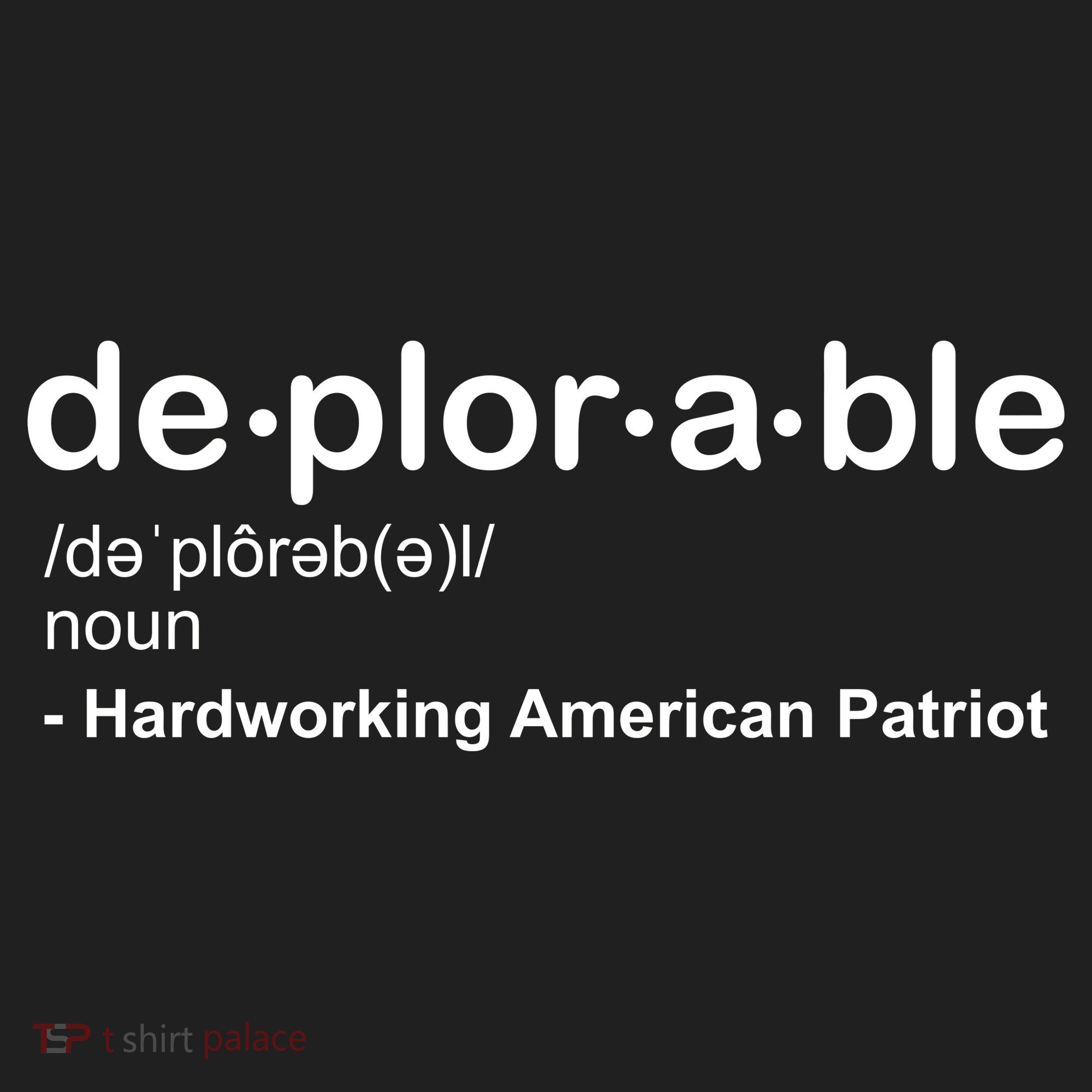 Deplorable Definition Hard Working American Donald Trump Women's Sweatshirt