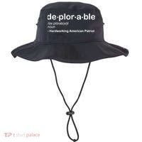 Deplorable Definition Hard Working American Donald Trump Bucket Hat thumb 0