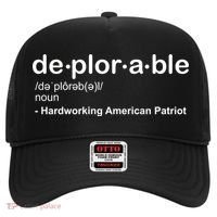Deplorable Definition Hard Working American Donald Trump Hat thumb 0