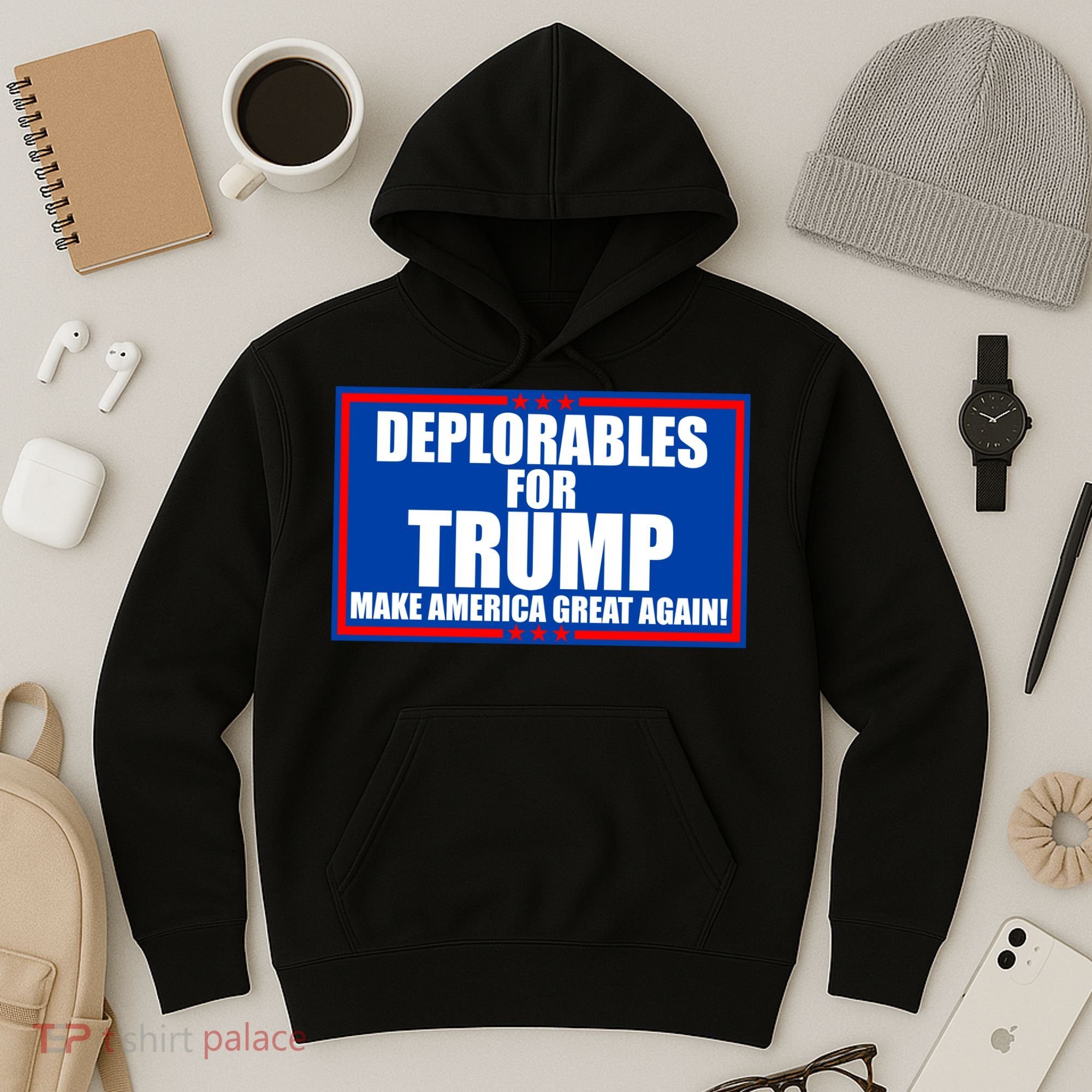 Deplorables For Trump Make America Great Again Hoodie