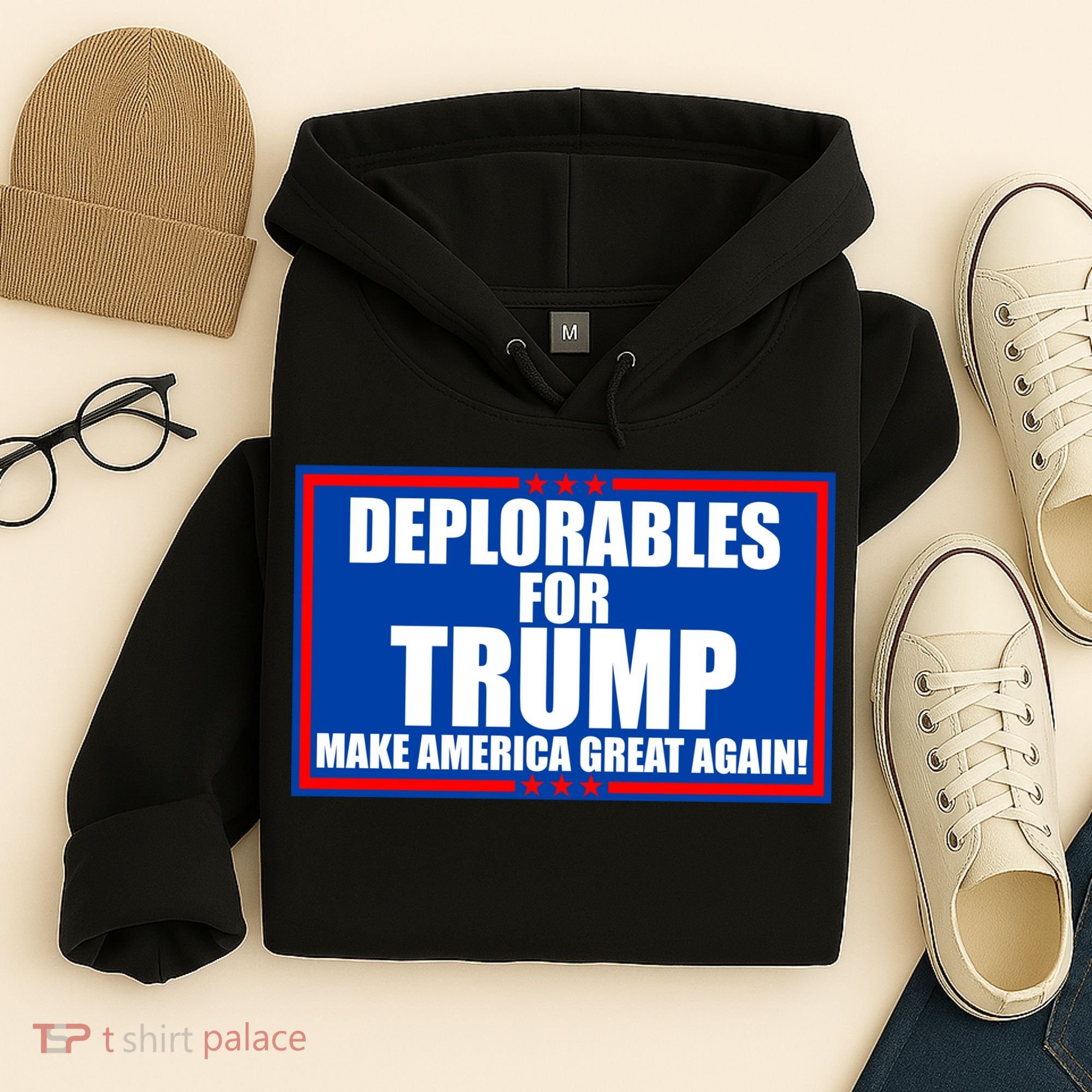 Deplorables For Trump Make America Great Again Hoodie