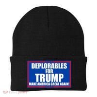 Deplorables For Trump Make America Great Again Beanie thumb 0