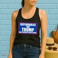 Deplorables For Trump Make America Great Again Women's Tank Top thumb 2