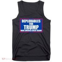 Deplorables For Trump Make America Great Again Tank Top thumb 0