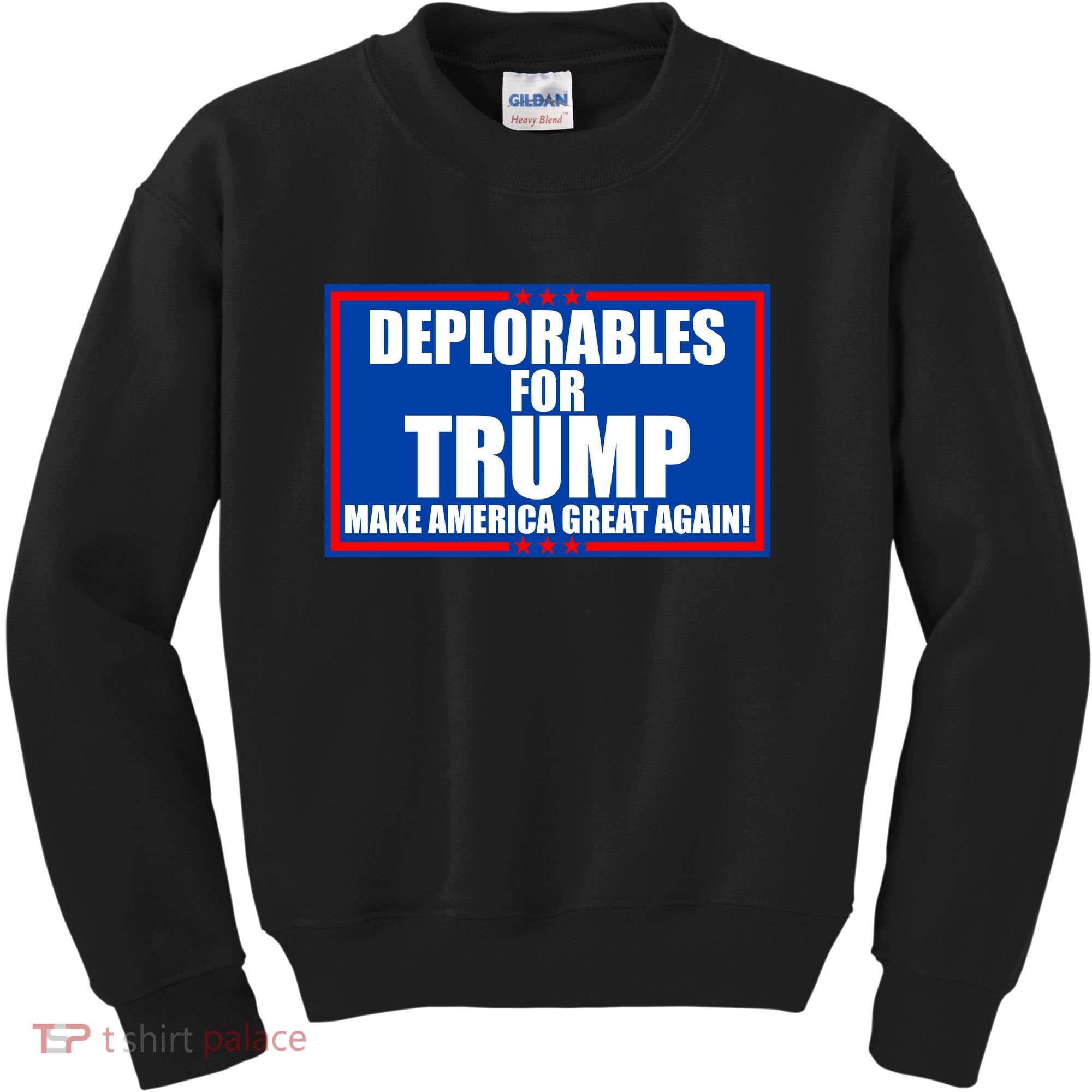 Deplorables For Trump Make America Great Again Kids Sweatshirt