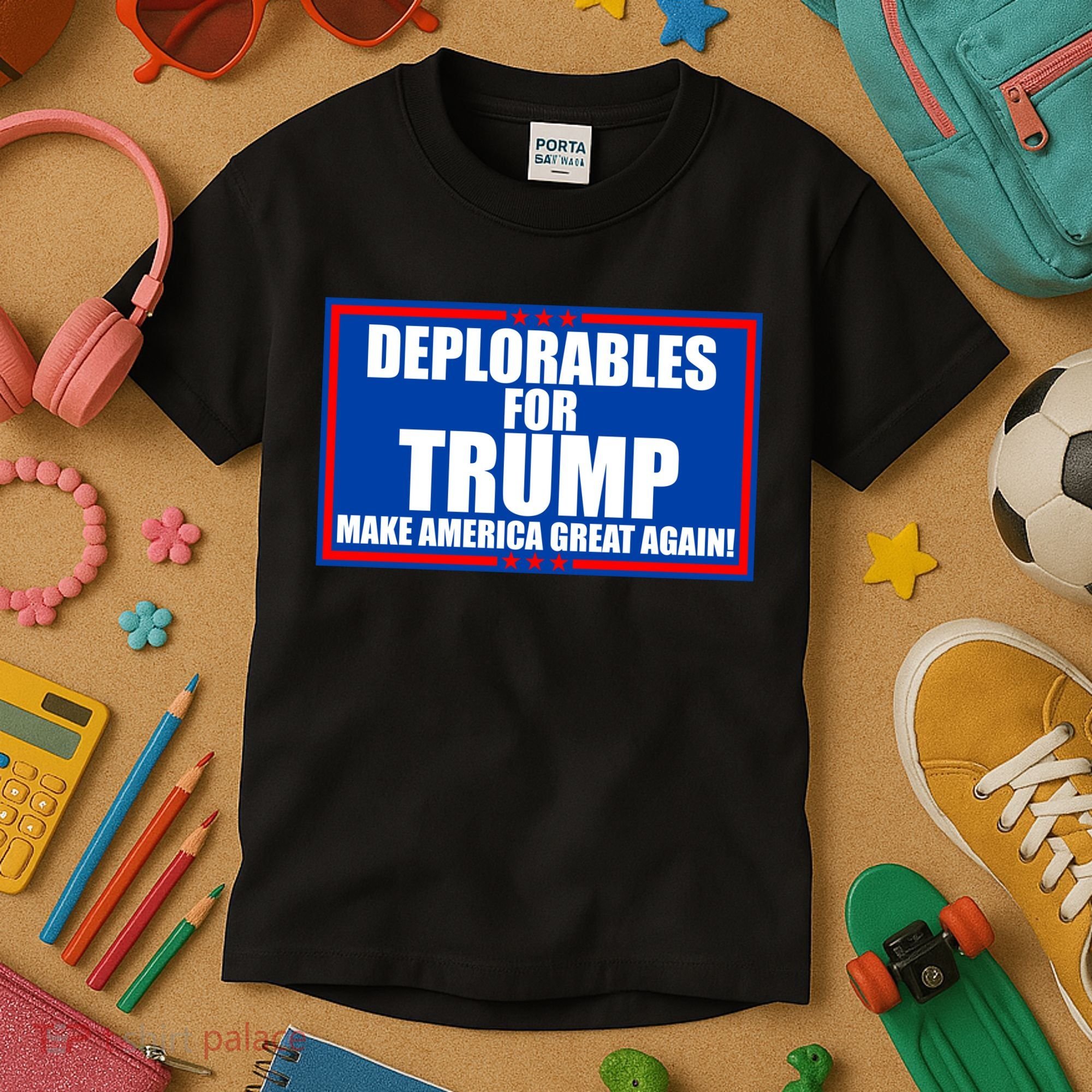 Deplorables For Trump Make America Great Again Kids T-Shirt