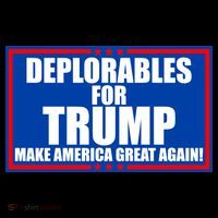 Deplorables For Trump Make America Great Again Kids T-Shirt thumb 4