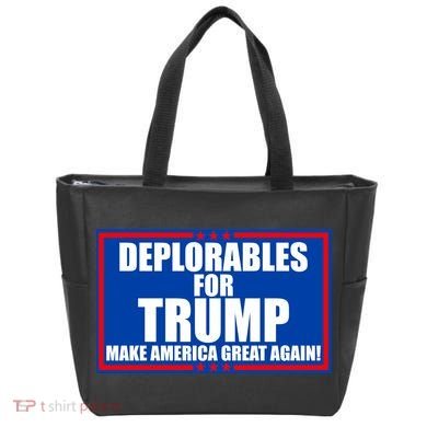 Deplorables For Trump Make America Great Again Tote Bag
