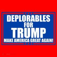 Deplorables For Trump Make America Great Again Santa Hat thumb 1