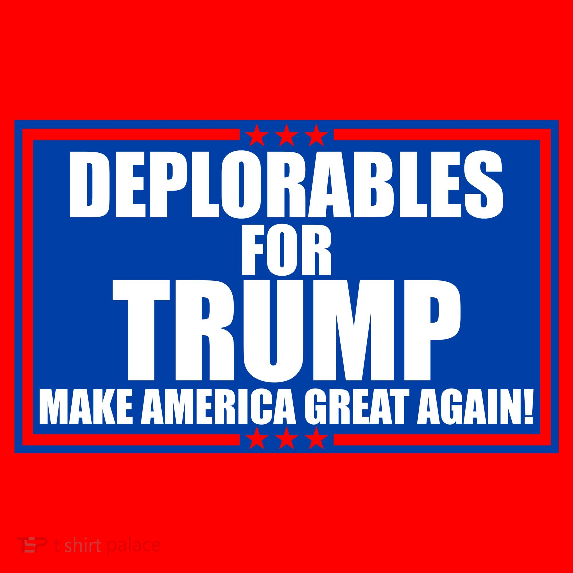 Deplorables For Trump Make America Great Again Santa Hat