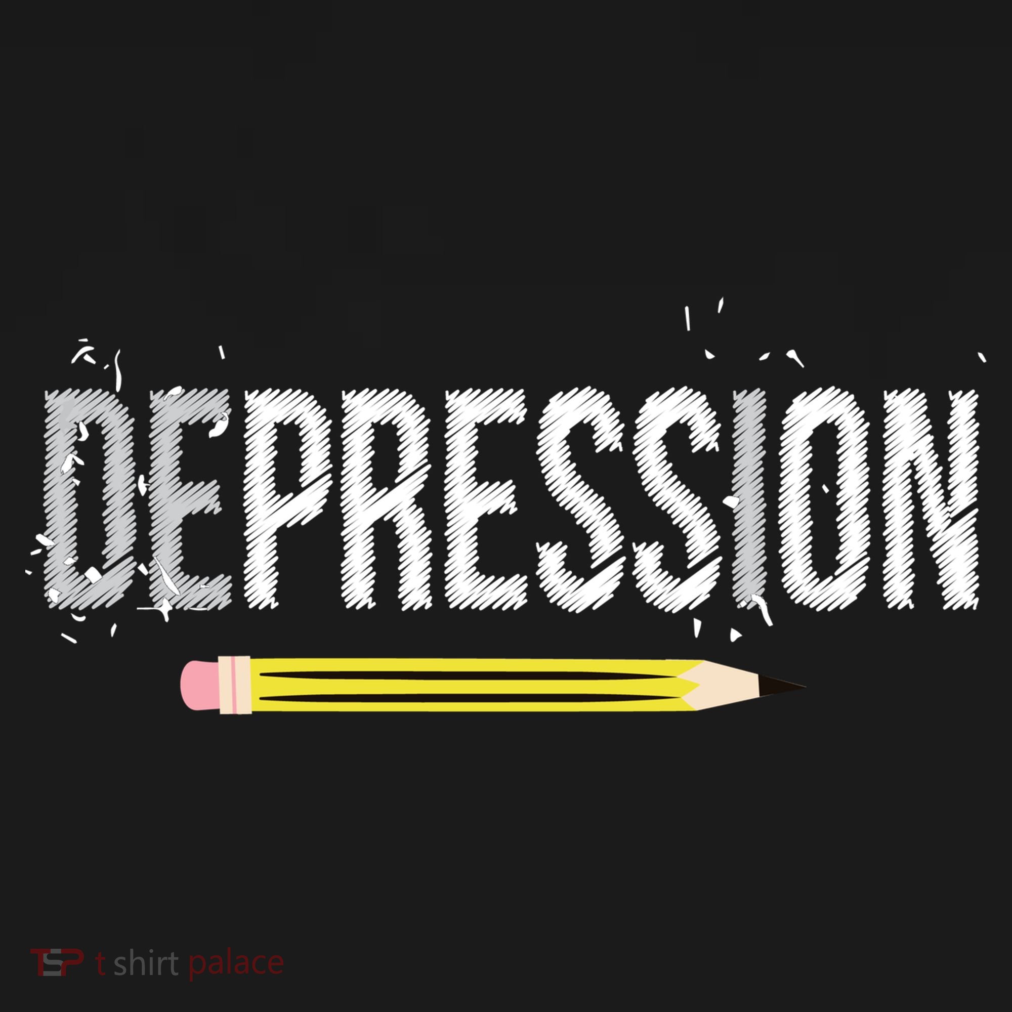 Depression Pencil Button