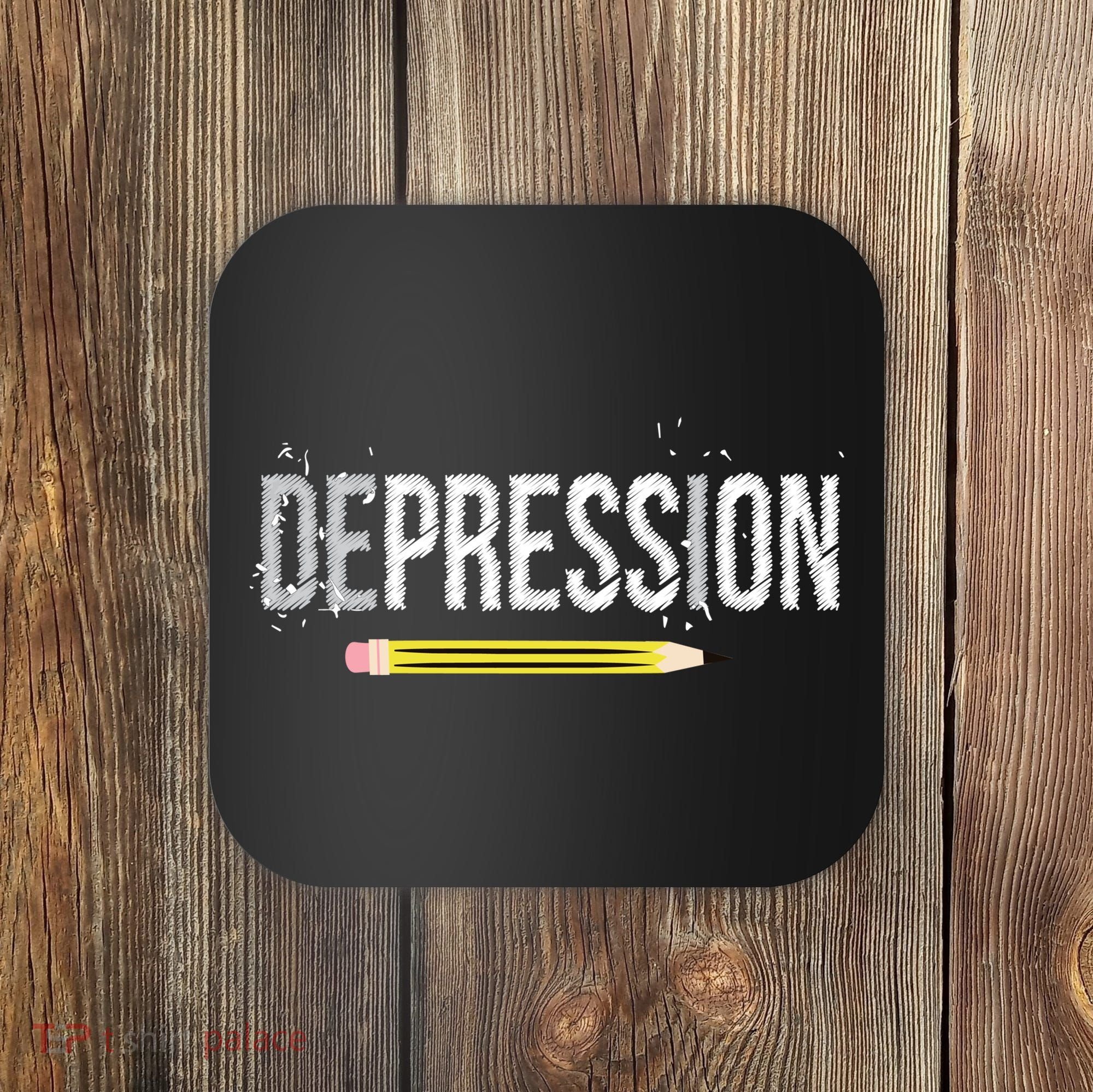 Depression Pencil Coaster