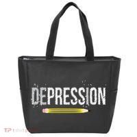 Depression Pencil Tote Bag thumb 0