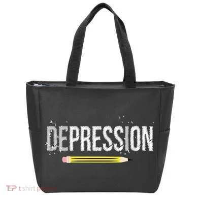 Depression Pencil Tote Bag