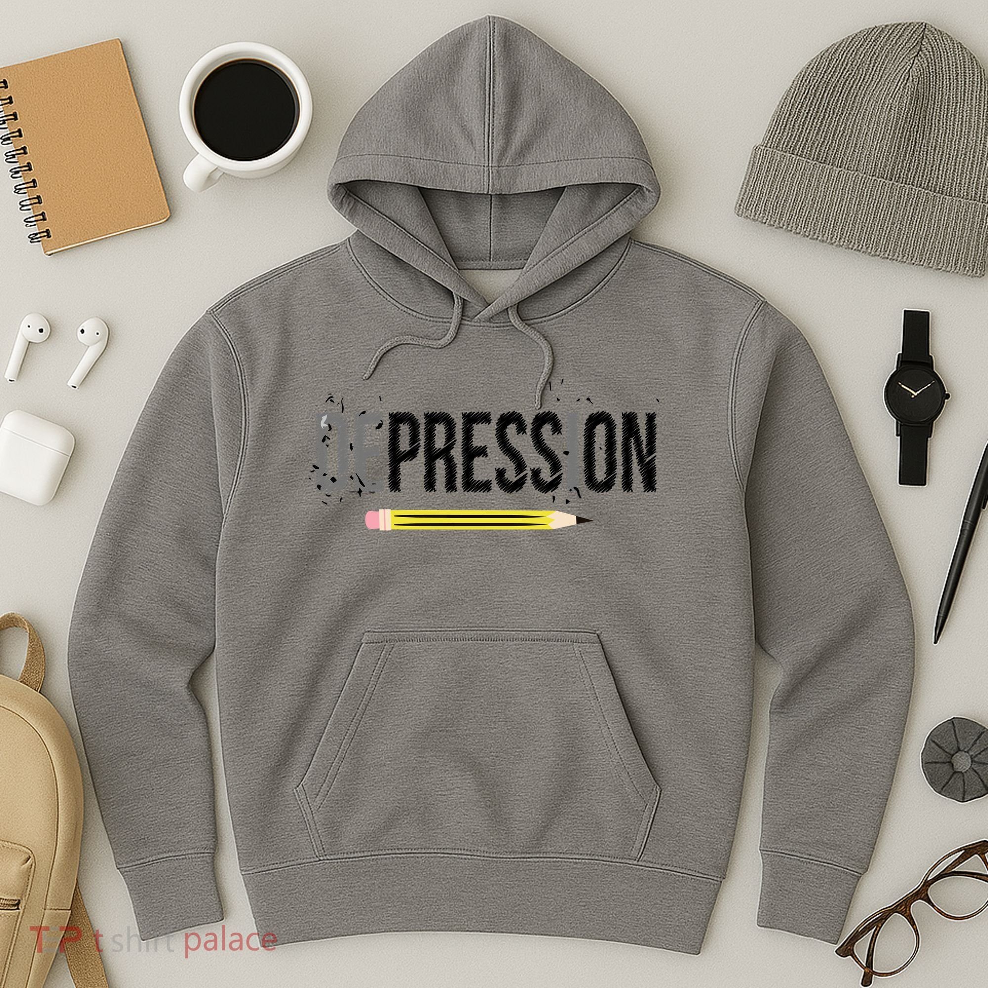 Depression Pencil Hoodie