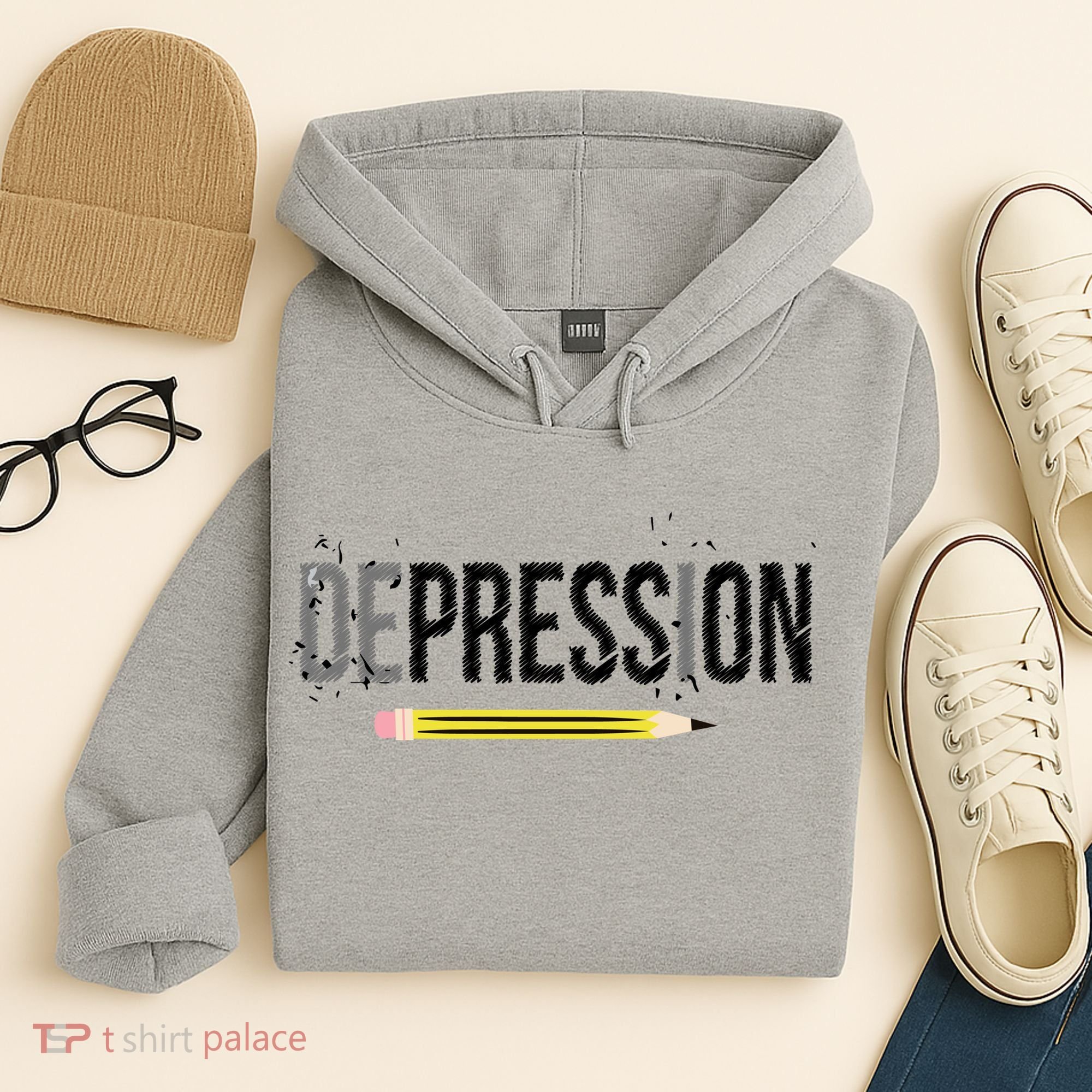 Depression Pencil Hoodie