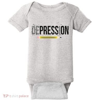 Depression Pencil Baby Bodysuit