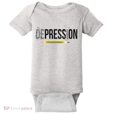 Depression Pencil Baby Bodysuit
