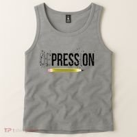 Depression Pencil Tank Top thumb 2